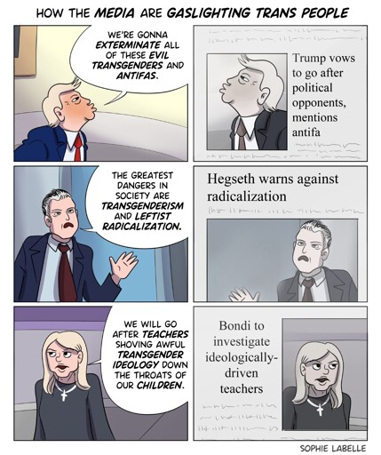 How the media are gaslighting trans people by Sophie Labelle